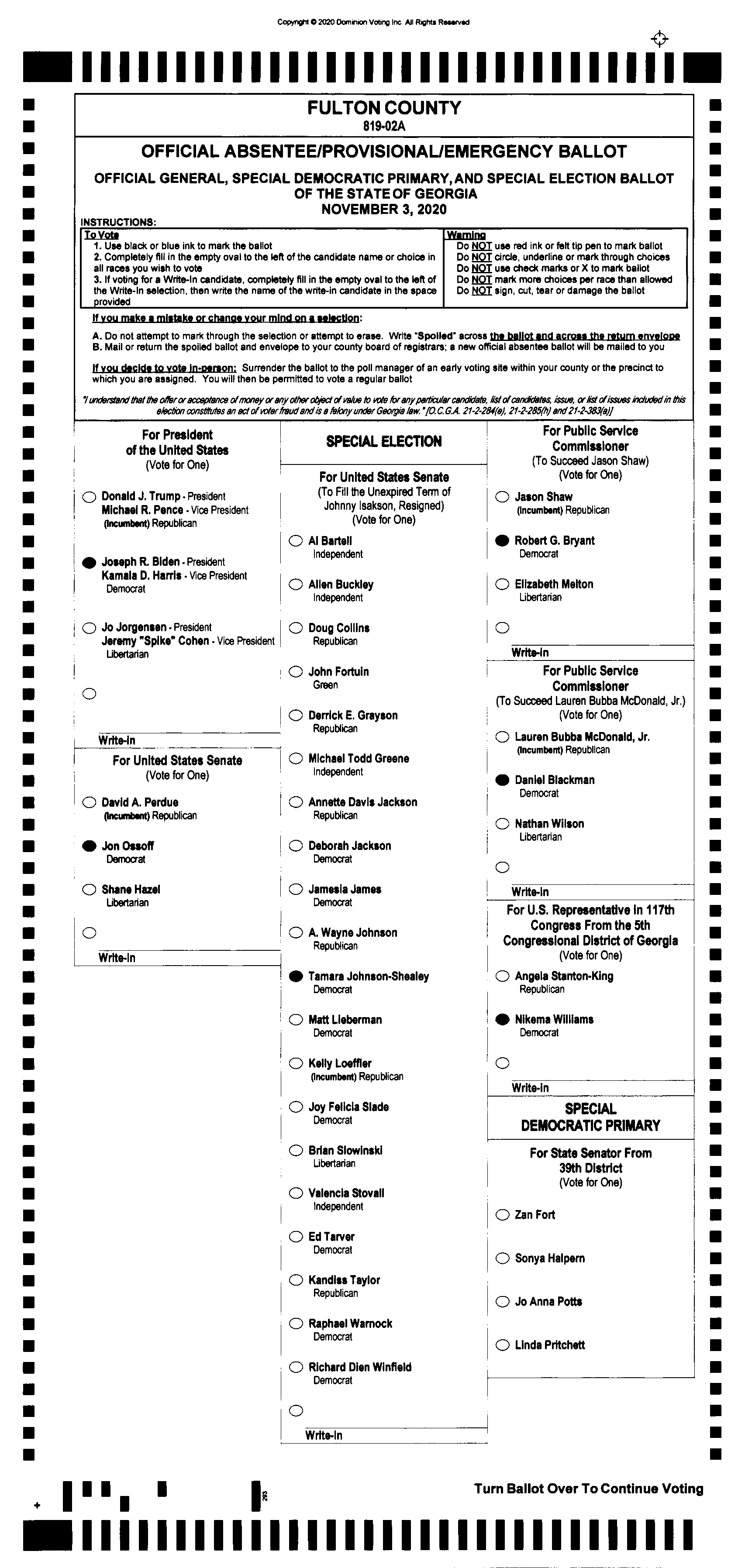 Source Ballot